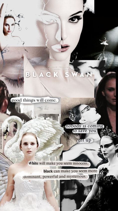 white swan vs black swan ( my favorite movie ever ) #fyp #movies #blackswan #vibes #vintage #music #wallpaper #art #quotes #tv 🤍🖤 Vintage Music Wallpaper, Black Swan Wallpaper, Swan Wallpaper, The Criterion Collection, Vincent Cassel, White Swan, Favorite Movie, Wallpaper Art, Music Wallpaper