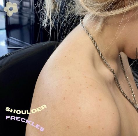 Tattooed Freckles, Shoulder Tattoo, The Sun, Diamond Necklace, Sun, Tattoos, Shoulder Tattoos