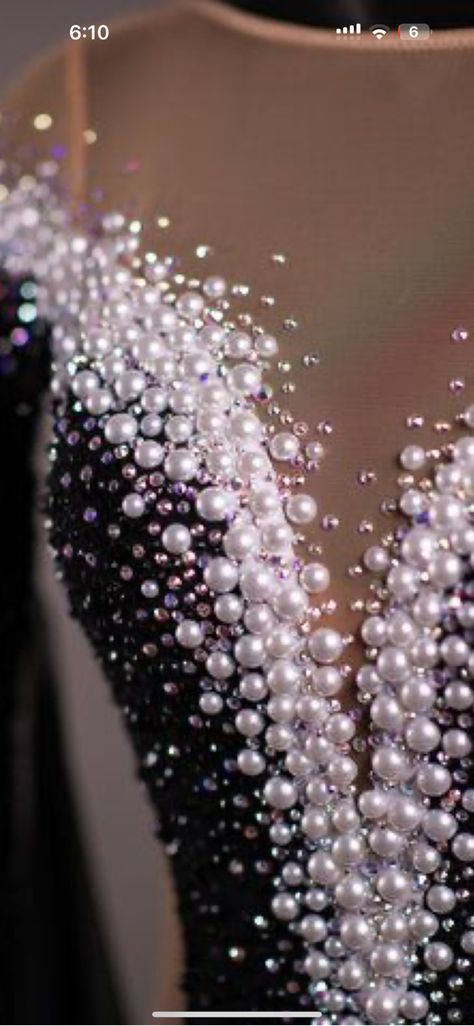 Ballroom Dress Inspiration, Dore Designs, Couture Beading, Beads Clothes, Mesh Dresses, Dancesport Dresses, Dance Competition Dress, Ballroom Gowns, Bead Embroidery Patterns