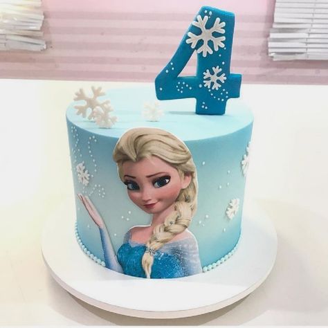 Elsa birthday cake Frozen Princess Birthday Cake, Princess Elsa Cake Ideas, Princess Cake Frozen, Frozen 5th Birthday Cake, Elsa Theme Birthday Cake, Elsa Frozen Cake Ideas, Elsa Anna Birthday Cake, Frozen Cakes Ideas, Frozen Cake 3rd Birthday