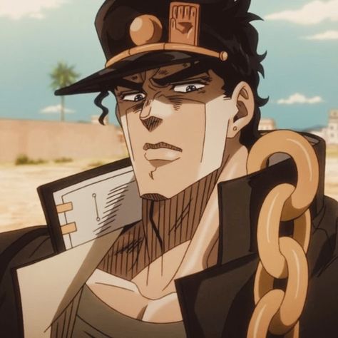 Anime: Jojo Bizarre Adventure | Part 3 Stardust Crusaders Jojos Bizzare Adventure Icons, Jjba Jotaro, Kujo Jotaro, Jojo's Bizarre Adventure Characters, Jojos Bizarre Adventure Jotaro, Stardust Crusaders, Jojo's Adventure, Jojo Parts, Jojo's Bizarre Adventure Anime