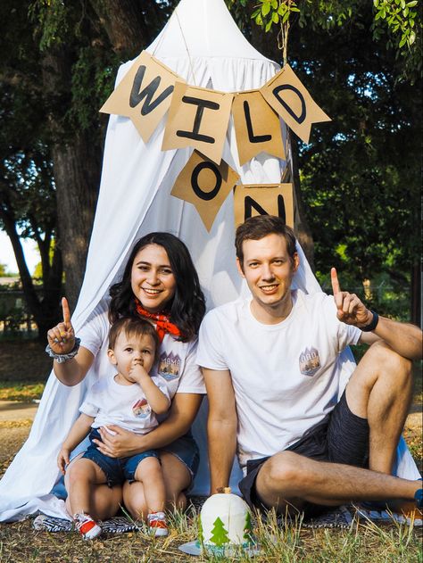 Family costumed Campers outfits One Happy Camper, Wild One, Happy Camper, Wild Ones, Happy Campers, Academic Dress