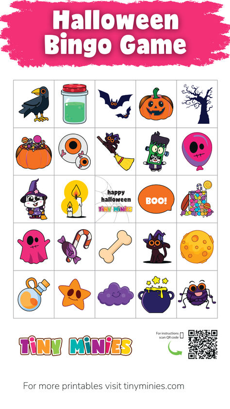 This printable activity is perfect for family fun nights, classroom parties, or any spooky gathering. 👻 Halloween Bingo Game, Halloween Bingo, Halloween Activity, Family Fun Night, Bingo Games, Family Game, Halloween Activities, Halloween Boo, Printable Activities