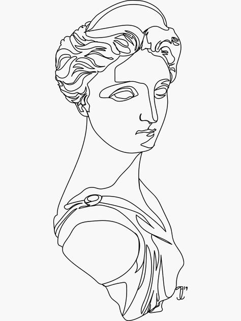 Pegatina «Artemis 3 One Line» de jordaneastwood1 | Redbubble Mo Ganji, One Line, Sculpture Projects, Outline Art, Arte Inspo, Abstract Line Art, Line Art Drawings, Minimalist Art, Drawing Inspiration