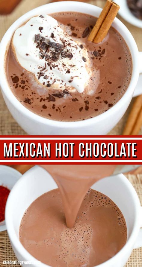 Horchata Hot Chocolate, Peruvian Hot Chocolate Recipe, How To Make Mexican Hot Chocolate, Home Made Hot Cocoa Recipes, Authentic Mexican Hot Chocolate, Homemade Mexican Hot Chocolate, Ibarra Hot Chocolate Recipe, Drinking Chocolate Recipe, Hotchocolate Homemade Recipe