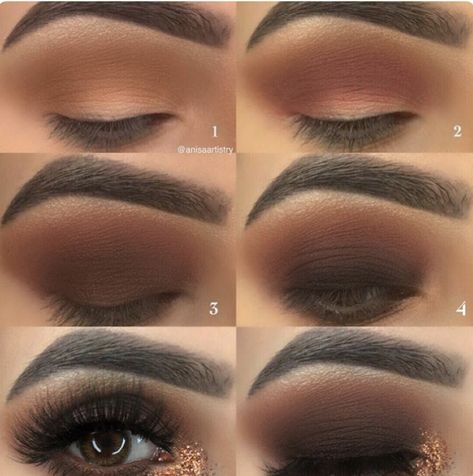 Smokey Eyes Tutorial, Smokey Eye Makeup Steps, Brown Smokey Eye Makeup, Dark Eye Makeup, Brown Smokey, Dramatic Eye Makeup, Applying Eye Makeup, Smokey Eye Tutorial, Smokey Eye Makeup Tutorial