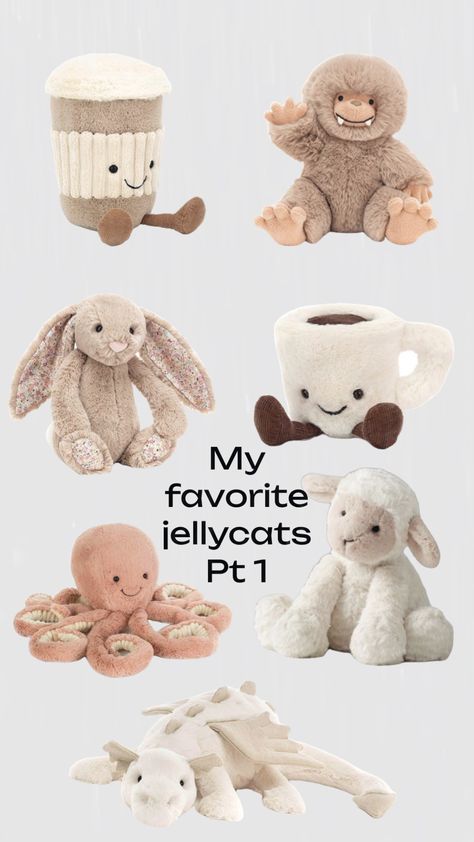 Jelly Cat, Jellycat Stuffed Animals, Stuff Animals, Cat Obsession, Cute Squishies, Cute Gifts For Friends, Cat Coloring Page, Kawaii Plushies, Cute Animals Images