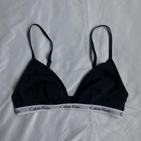 Calvin Klein unlined and unwired bra! #basic... - Depop Calvin Klein Bra Outfit Casual, Calvin Klein Bra Outfit, Bra Outfit, Calvin Klein Bra, Outfits Aesthetic, Dream Closet, Calvin Klein, Miami, Lounge Wear