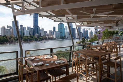 Ten cafes around Brisbane where you can brunch with a stunning view Cliff Bars, Japanese Tapas, Tropical Restaurant, Lighthouse Cafe, Brisbane Restaurants, Riverside Cafe, Beautiful Australia, Dinner Places, Engagement Dinner