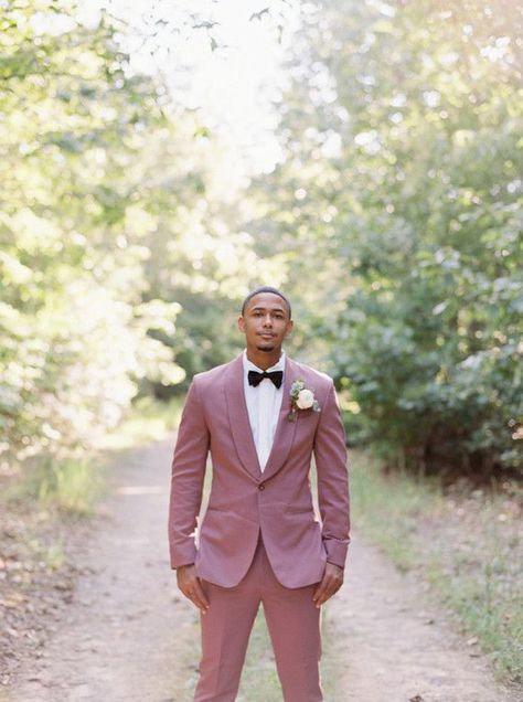 Mauve Mens Wedding Attire, Mauve Groom Suit, Mauve Suits For Men, Mauve Groomsmen Attire, Dusty Rose Groomsmen Attire, Trinidad Wedding, Suit With Shawl, Male Bridesmaid, Suits For Guys