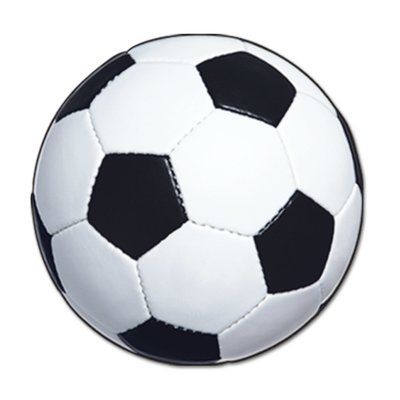 The Beistle Company Soccer Ball Standup (Set of 24)