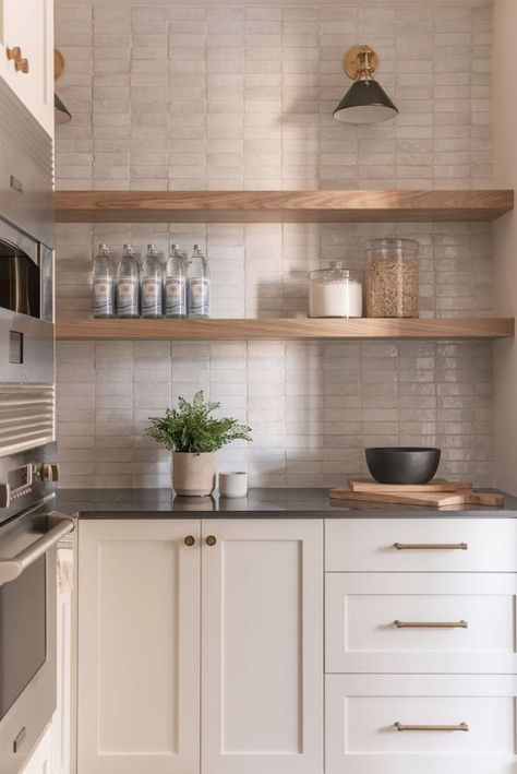 The 3 Tile Installation Trends we are Currently UsingBECKI OWENS Casa Country, Classic Kitchen, Zellige Tile, Kitchen Redo, Tile Installation, White Cabinets, Kitchen Backsplash, Home Decor Kitchen, 인테리어 디자인