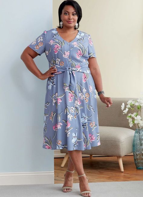 9aa42b31882ec039965f3c4923ce901bdesc34842881ri Loose Fit Dress Pattern, Skirt Variations, Sewing Pattern Women Dress, Butterick Dress Patterns, Dress With Sleeve, Pattern Dress Women, Butterick Pattern, Butterick Sewing Pattern, Tent Dress