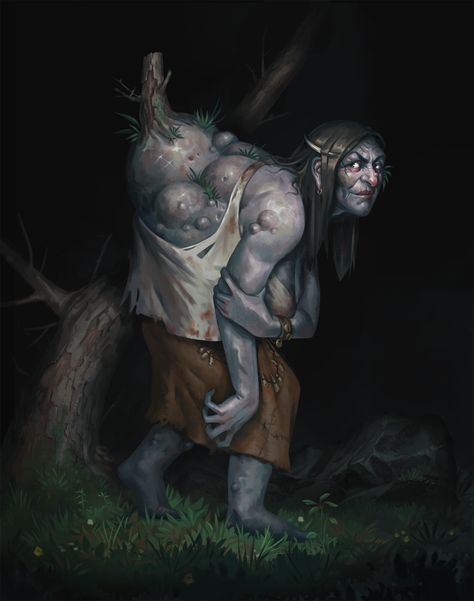 ArtStation - Swamp hag, Matthieu MARTIN Photo Games, D D Monsters, Art Station, Dnd Characters, Character Portraits, Art Blog, Dark Fantasy, Cartoon Drawings, Photo Art