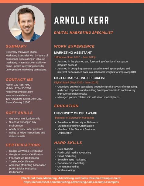 digital resume design | digital resume template | digital marketing resume example | digital marketing specialist resume | digital marketing specialist cv Resume For Digital Marketing Fresher, Digital Marketing Resume Cv Design, Digital Marketing Resume Fresher, Cv For Digital Marketer, Digital Marketer Resume, Digital Marketing Cv, Digital Marketing Resume, Resume Building, Marketing Resume