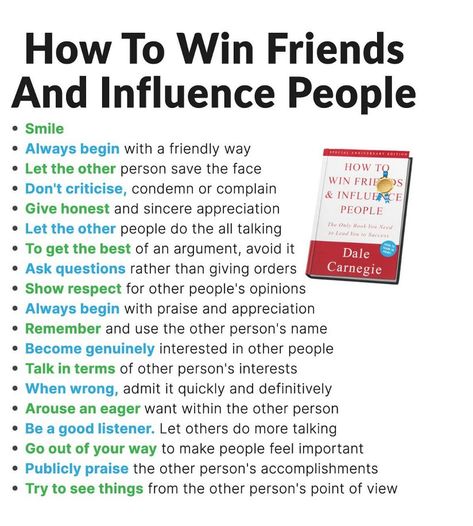 “How to win friends and influence people:” Influence People, All Talk, Business Motivational Quotes, How To Influence People, Book Summaries, Person Name, Self Improvement Tips, Business Motivation, Best Self