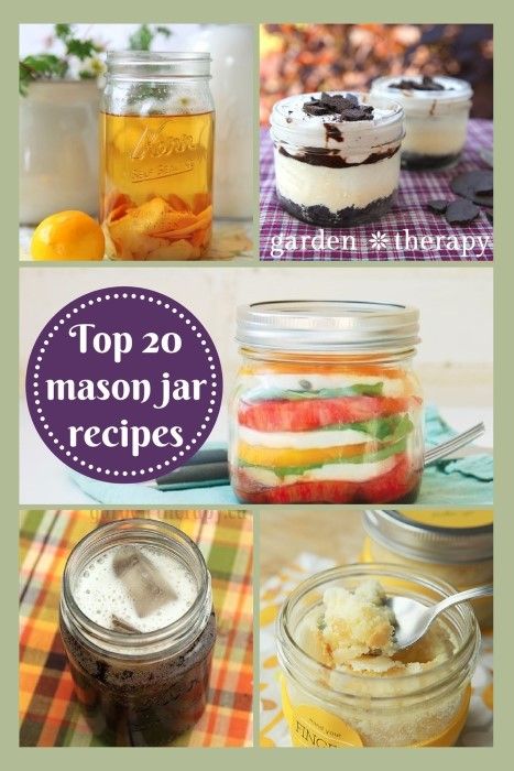 Top 20 non-canning recipes made or served in mason jars Mason Jar Recipe, Dessert In A Jar, Mason Jar Meals, Salad In A Jar, Meals In A Jar, Food Gifts, Canning Recipes, Cupcake, Mason Jars