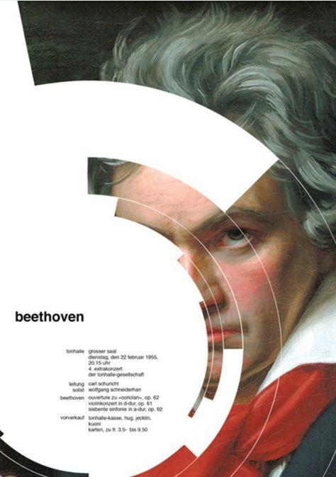 beethoven Cliping Mask, Faces Drawings, Design De Configuration, Illustration Design Graphique, Rules Of Composition, Magazine Inspiration, 타이포그래피 포스터 디자인, Music Poster Design, Graph Design