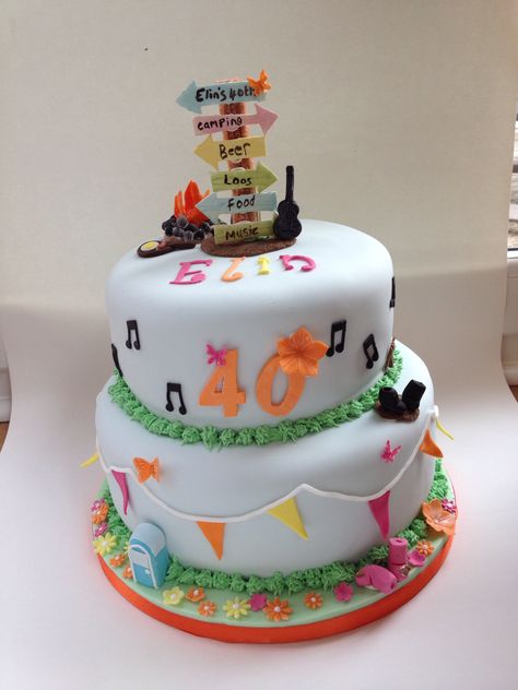 Festival  Themed Birthday Cake Festival Cake Ideas, Festival Style Party, Themed Cake Ideas, Festival Cake, Cake Festival, 40th Birthday Cake, Cake Designs Images, Festival Theme, Amazing Wedding Cakes