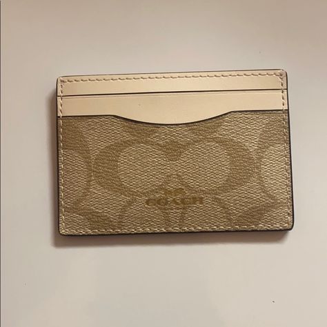 Coach Card Holder Nwot Card Holder Coach, Coach Card Holder, Wishlist Christmas, Pinterest Ideas, Tween Outfits, Coach Accessories, Mini Tattoos, Fashion Fits, Key Card Holder