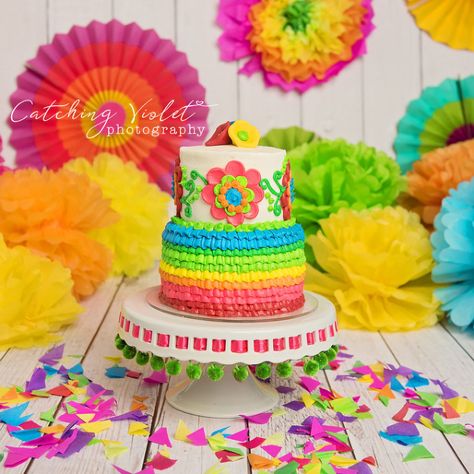 Sofia 1-79 copy more sat Mexican Party Decorations, Fiesta Cake, Smash Cake Girl, Mexican Birthday, Fiesta Birthday Party, Smash Cake, Second Birthday Ideas, Fiesta Birthday, 2nd Birthday Party Themes