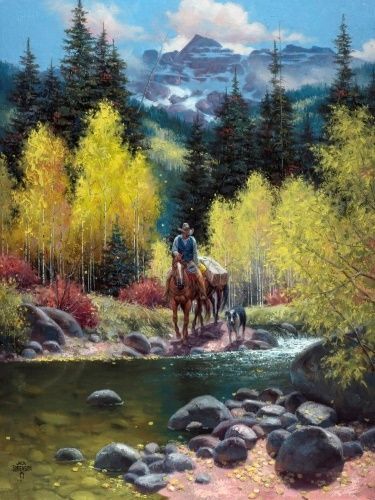 Jack Sorenson, Dude Ranch, Mountain High, High Art, Rocky Mountain, Big Canvas Art, Rocky Mountains, Stretched Canvas Prints, Wrapped Canvas Art