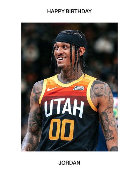 Double tap to wish @jordanclarksons a very happy birthday ☮️🎉 The post Utah Jazz: Double tap to wish @jordanclarksons a very happy birthday… appeared first on Raw Chili. Jordan Clarkson Utah Jazz, Jordan Clarkson, Very Happy Birthday, Utah Jazz, Nba Basketball, Very Happy, Basketball Players, Double Tap, Utah