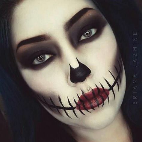 Purple Ombre Lips, Siren Lashes, Grim Reaper Makeup, Halloween Makeup Sfx, Bunny Halloween Makeup, Is It Halloween Yet, Skeleton Face Paint, Beautiful Halloween Makeup, Chocolate Blonde