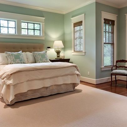 Pretty color & post goes thru tips to choose color. Benjamin Moore Palladian Blue, Grand Bedroom, Palladian Blue, Guest Bedroom Design, Robin's Egg Blue, Casa Vintage, Paint Design, Bedroom Paint Colors, Bedroom Paint