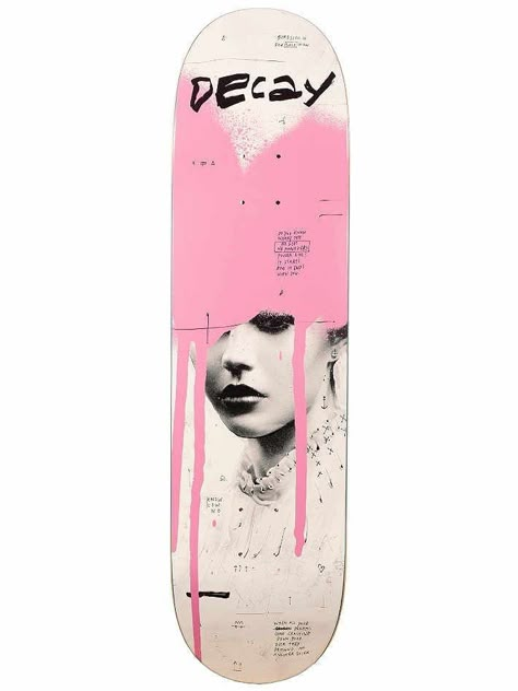 Sk8er Boi, Painted Skateboard, Snowboard Design, Longboard Design, Skateboard Park, Skateboard Deck Art, Deck Art, Skateboard Art Design, Skateboard Parts