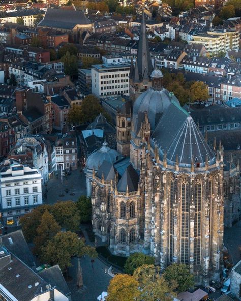 Aachen Cathedral, Aachen Germany, Romanesque Architecture, Holy Roman Empire, Cathedral Church, Northern Europe, Magical Places, Unesco World Heritage Site, Roman Empire