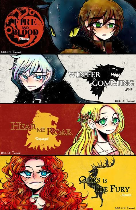 rise+of+the+brave+tangled+dragons | Added by Senshi of earth Hiccup And Jack Frost, Hiccup And Jack, Hiccup Jack, The Big 4, Big Six, Disney Crossovers, Karakter Disney, Gra O Tron, Big Four