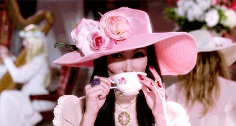 Things We Saw Today: Haters Can’t Stop The Love Witch The Love Witch Movie, The Love Witch, Samantha Robinson, Mary Sue, Pink Tea, Tumblr Boys, Witch Aesthetic, Aesthetic Gif, The Hollywood Reporter