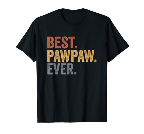 PRICES MAY VARY. Vintage-Inspired Pawpaw Design - Unique Gift Idea for Grandpa. Make a cool present for Christmas or Father's Day for your best Pawpaw ever. Ideal for the most wonderful Pawpaw on special occasions like Grandparents' Day or Birthdays. 'I Love You, Pawpaw' - a funny and endearing surprise from a granddaughter, grandson, or wife. Lightweight, Classic fit, Double-needle sleeve and bottom hem Gifts From Grandkids, Present For Christmas, Best Christmas Presents, Father's Day T Shirts, T Shirt Image, Grandparents Day, Best Birthday Gifts, Branded T Shirts, Retro Style