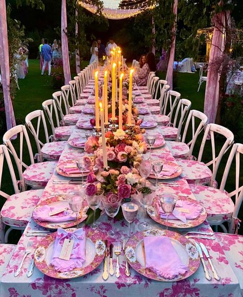 Fancy Birthday Party, Birthday Dinner Party, Pink Birthday Party, Tea Party Theme, Garden Party Birthday, Love Shack Fancy, Tea Party Garden, Bday Girl, Garden Party Wedding