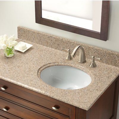 Beige Granite, Granite Vanity, Bathroom Vanity Top, Vanity Cabinets, Granite Vanity Tops, Marble Sinks, Double Vanity Bathroom, Vanity Countertop, Marble Vanity Tops