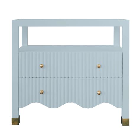 Harper Nightstand – Society Social Blue Nightstand, Nightstand Diy, Nashville Apartment, Nantucket Style Homes, Blue Nightstands, Colorful Bar, Nantucket Style, Credenza Bar, Living Room Console