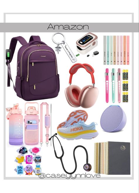 Nurse Student Essentials, Whats In My Nurse Bag, Doctor Must Haves, Nurse Must Haves Student, Medical Student Must Haves, Nursing Essentials Student, Nursing Must Haves, Student Nurse Essentials, Nursing School Accessories