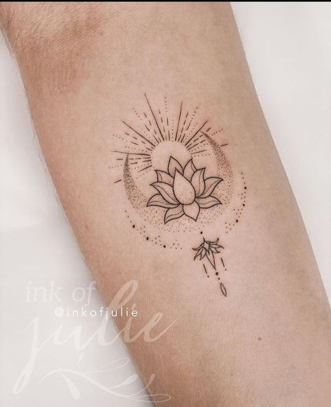 Lotus Minimalist Tattoo, Rise Up Tattoo, Rising Woman Tattoo, November Tattoo, Tattoos Spiritual, Lotus Flower Tattoo Ideas, Skull Tattoos For Men, Lotusblume Tattoo, Tattoo 2022