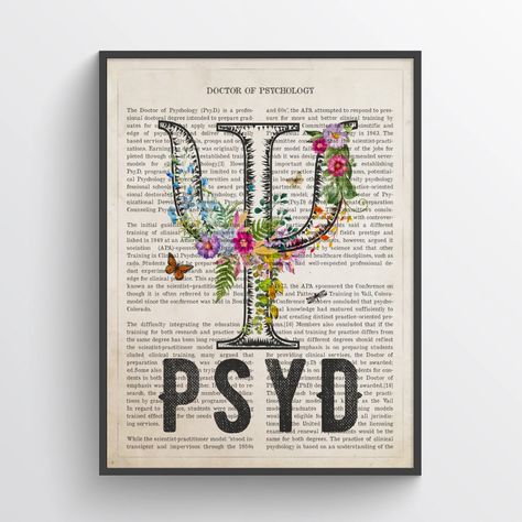 Psychology Day Happy, Psychologist Graduation, Doctor Of Psychology, Psychologist Office Decor, Environmental Psychology, Psychology Gifts, Graduation Present, Clinical Psychology, Graduation Presents