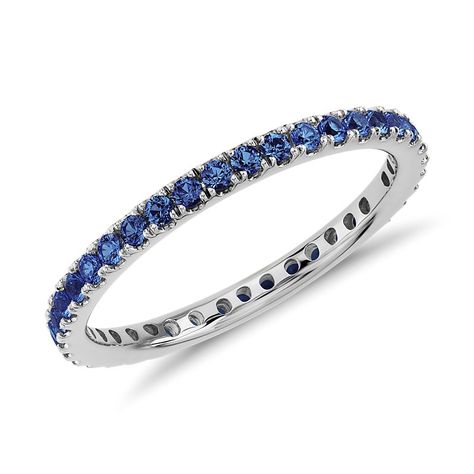 Jewellery Moodboard, Blue Nile Jewelry, Graduation Ring, Natural Blue Diamond, Sapphire Eternity Ring, Ring Ideas, Eternity Ring Diamond, Blue Nile, Sapphire Jewelry