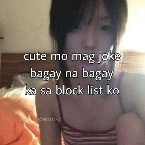 Funny Hugot, Funny Text Pictures, Pick Up Line Jokes, Tagalog Quotes Hugot Funny, Funny Quotes Tumblr, Cute Text Quotes, Response Memes, Funny Words To Say, Tagalog Quotes Funny