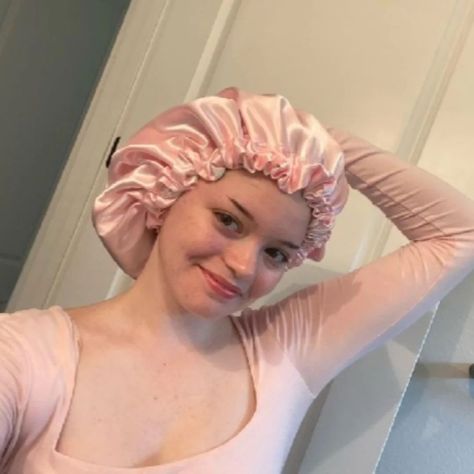 How stunning does @skidrrx5 look rocking our Pink & Ivory satin bonnet! Our bonnets aren’t just cute—they’re a must for keeping your hair healthy and protected. Thank you, Aliena! ✨💖 #SatinBonnet #HairCareRoutine #SelfCare Satin Bonnet, Look Rock, Hair Healthy, Pink Ivory, Re A, Hair Care Routine, Healthy Hair, Thank You, Satin