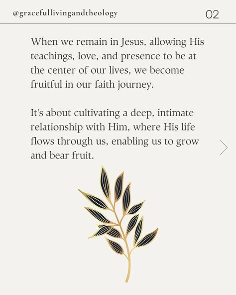 🌿 Stay rooted in Christ, and watch your faith flourish!  John 15:4-5 reminds us of the importance of remaining connected to Jesus—the true vine.  As Christian women, let's abide in His love, draw strength from His presence, and bear fruit that glorifies Him in every aspect of our lives.🤍🕊️ Graceful Living & Theology  #christiancreator #healing #FaithJourney #TrustInHim #godlovesyou #christianliving #womensministry #theology #womenledbyfaith #godlywoman #scripture #christianity #StrengthIn... John 15:4, Healing Logo, John 15 4, Love Draw, Rooted In Christ, True Vine, Prayer Closet, Womens Ministry, God Loves You