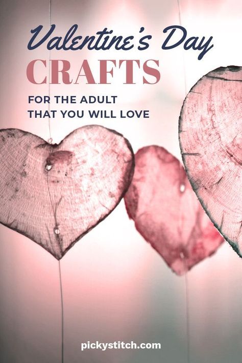 Valentine's Day crafts often bring to mind kids making boxes or hearts for the windows, but today we are discussing crafts for adults. Take a look at these beautiful ideas that you will love. #adultcraftsforvalentinesday #valentinesdaycrafts Making Boxes, Valentines Day Crafts, Adult Valentines, February Crafts, Valentine's Day Crafts, Easy Valentine Crafts, Valentine's Day Crafts For Kids, Crafts For Seniors, Creative Valentines