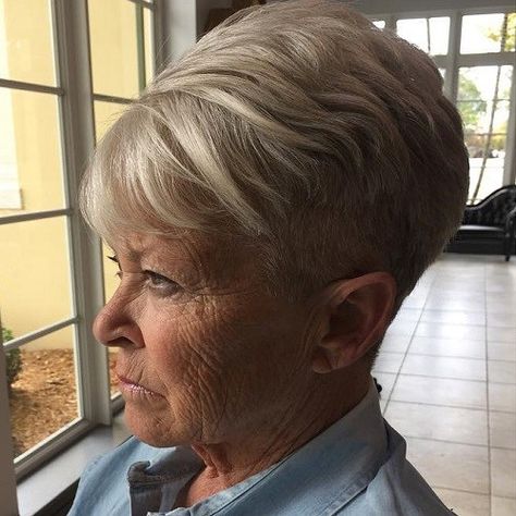 older women's short undercut haircut Braid Hairstyle Ideas, Short Hairstyle Women, Hair Older Women, Braid Hairstyle, Hair Cuts For Women, Popular Haircuts, Natural Hair Styles Easy, Hair Styles For Women, Hair Styles Easy