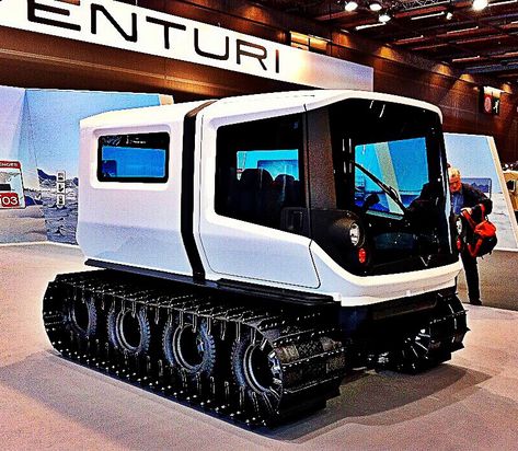 Venturi Electric Snow Machine Public Transportation Design, Winter Gadgets, Snow Vehicles, Snow Mobile, Snow Machine, Luxury Motorhomes, Microcar, Truck Camping, Overland Vehicles