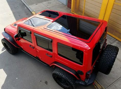 I want the top for my jeep Jeep Top Off, Blacked Out Jeep Wrangler, Cool Jeeps Wrangler, Jeep Customization, Cool Jeep Accessories, Jeep Wrangler Tops, Jeep Wrangler Fenders, Jeep Upgrades, Red Jeep Wrangler