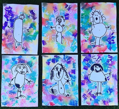 Square One Art, Kindergarten Self Portraits, Self Portrait Kids, Portraits For Kids, Classe D'art, First Grade Art, Self Portrait Art, Kindergarten Art Lessons, Self Portraits