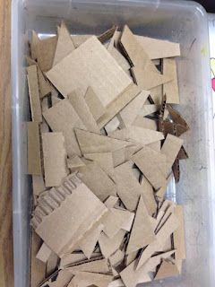 Cardboard Art Projects, Special Needs Art, Art Sub Lessons, Lesson Plan Ideas, Ideas For Kindergarten, Art Sub Plans, Sensory Art, Cardboard Sculpture, Speed Art